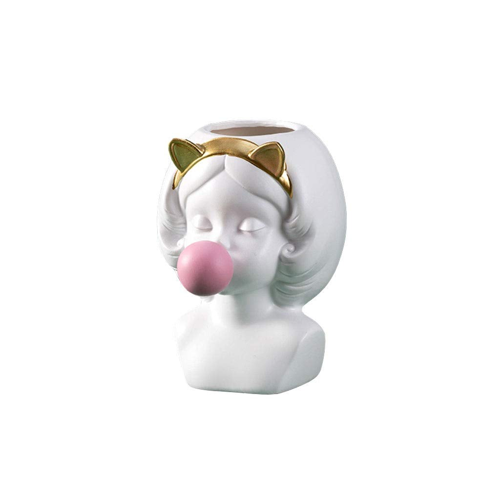 Ashtray No Cover Resin Ashtray Home Coffee Table Office Desk Beautifully Decorated Cat Ears Bunny Ears Girl Ashtray Portable Ashtray