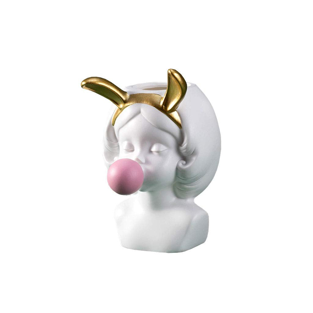 Ashtray No Cover Resin Ashtray Home Coffee Table Office Desk Beautifully Decorated Cat Ears Bunny Ears Girl Ashtray Portable Ashtray