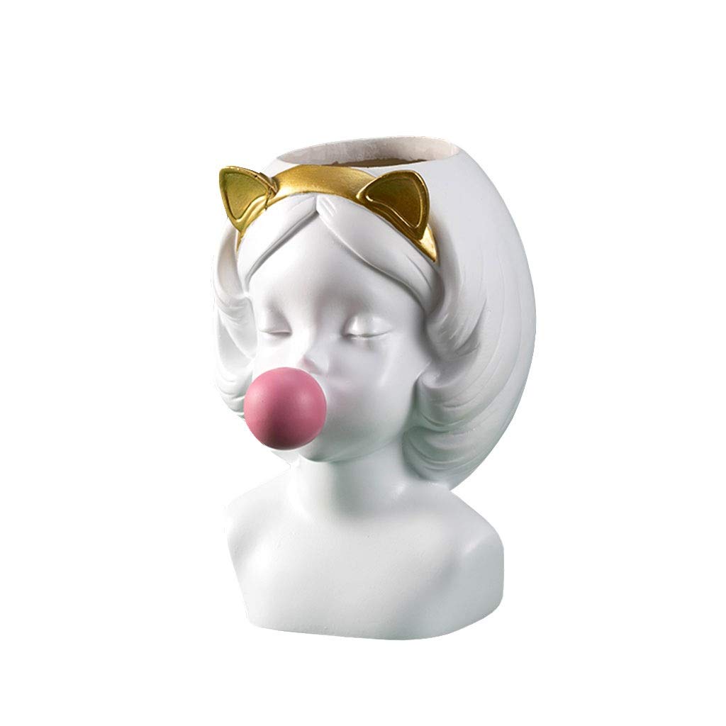 Ashtray No Cover Resin Ashtray Home Coffee Table Office Desk Beautifully Decorated Cat Ears Bunny Ears Girl Ashtray Portable Ashtray