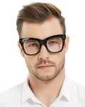 MARE AZZURO Oversized Reading Glasses Men Fashion  1.0 1.25 1.5 1.75 2.0 2.25 2.5 2.75 3.0 3.5 4.0