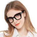 OCCI CHIARI Women Oversized Square-Cateye Reading Glasses RetroThick Readers Comfort Eyeglasses