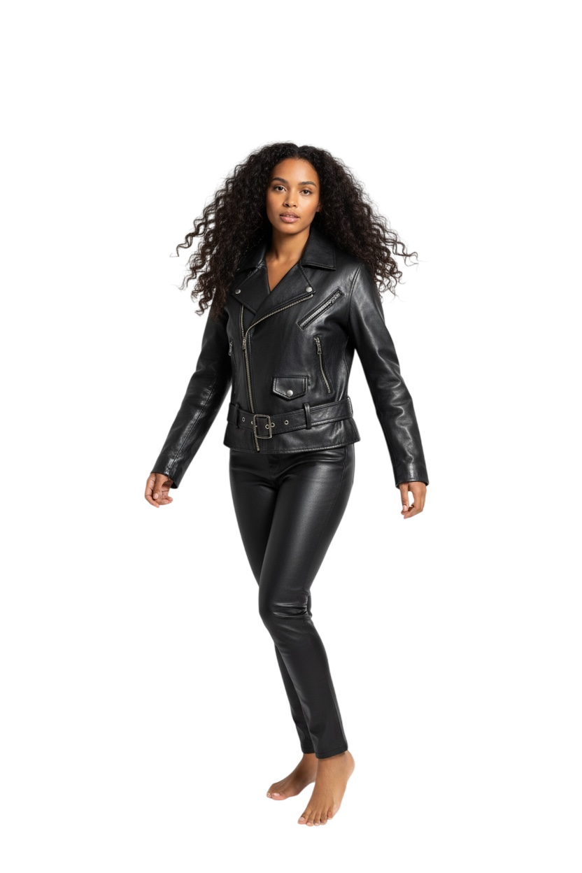 Vintage Motorcycle Leather Jacket Unisex